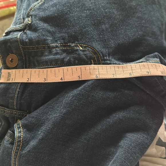 Banana Republic Boot cut dark Rinse Mid rise 9” jeans Sz 30 - Picture 12 of 14